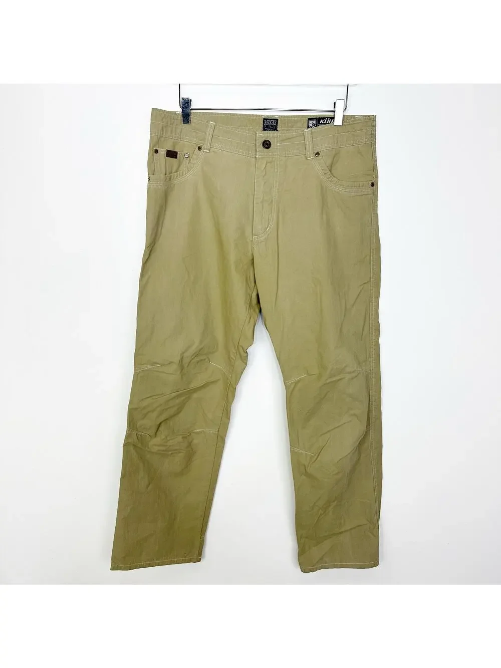 KUHL Men's Vintage Patina Dye Tan Outdoor Hiking Pants 36 x 32